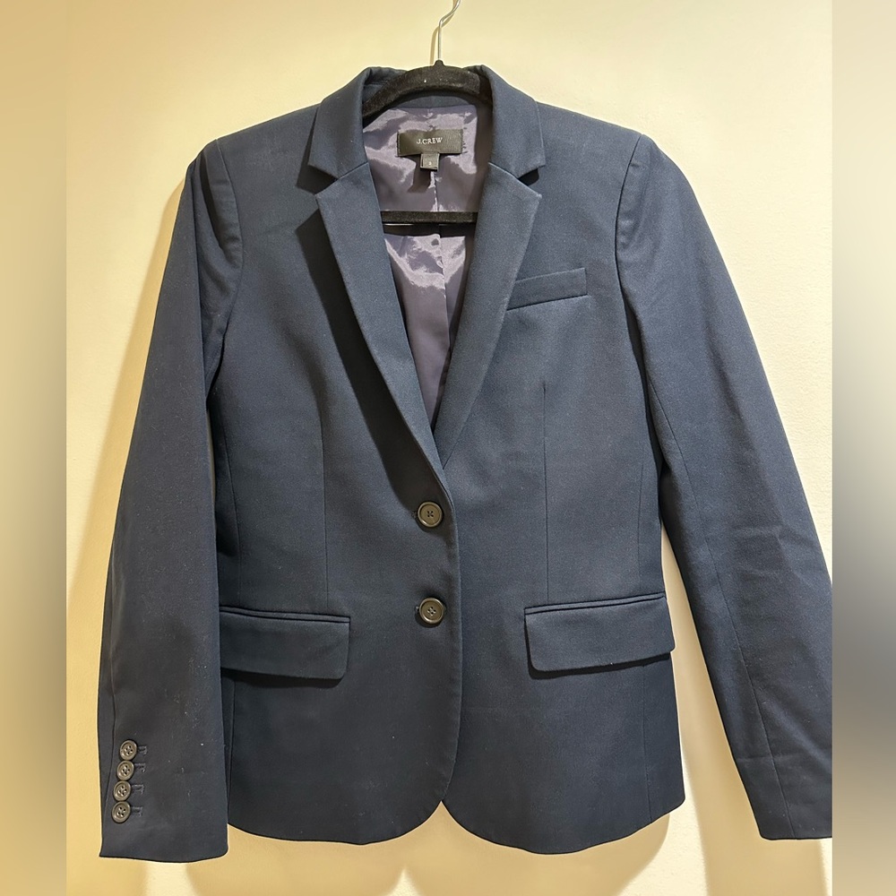 JCrew Women’s Schoolboy Blazer in Navy - Women’s 2